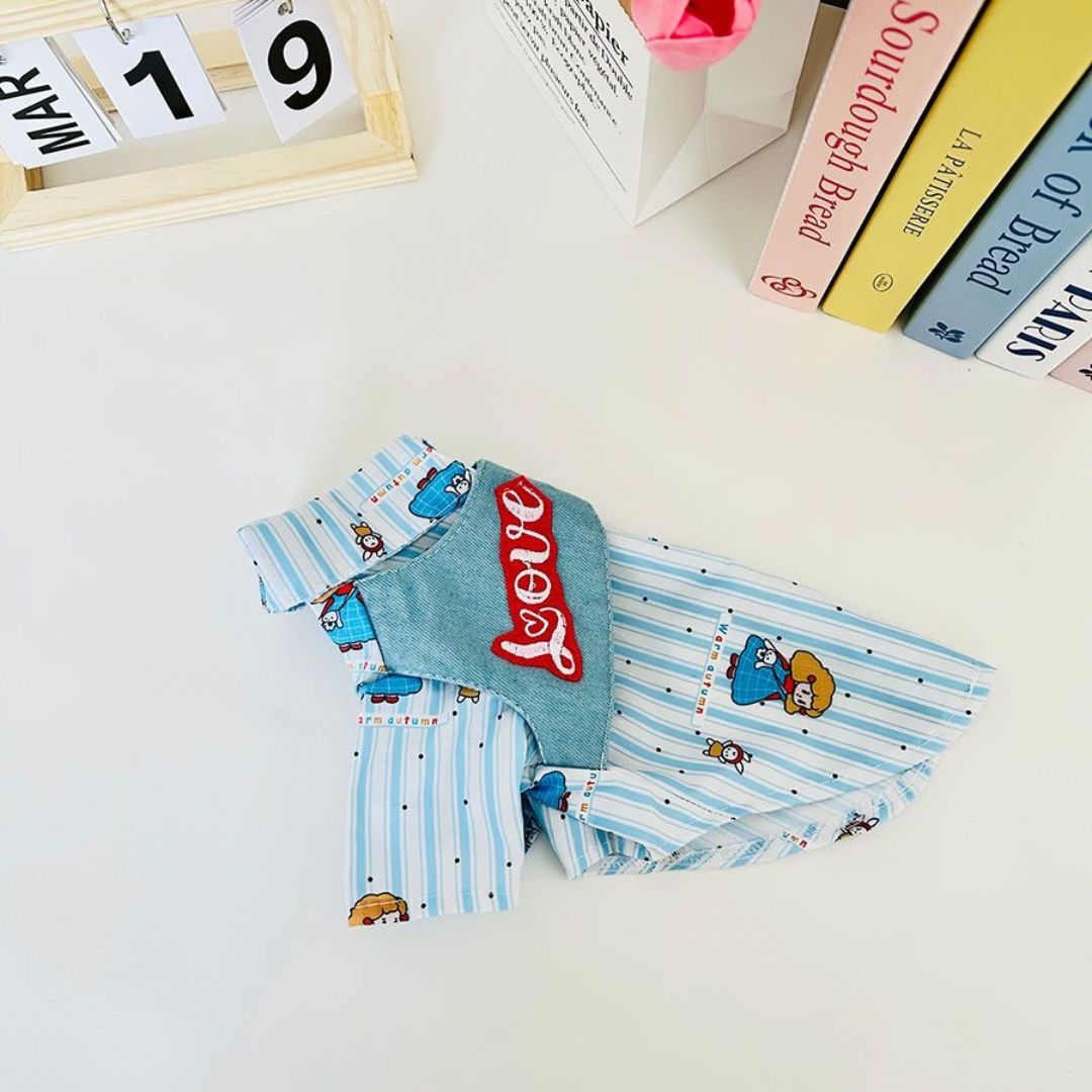 Handmade Denim Patchwork Summer Dog Jacket