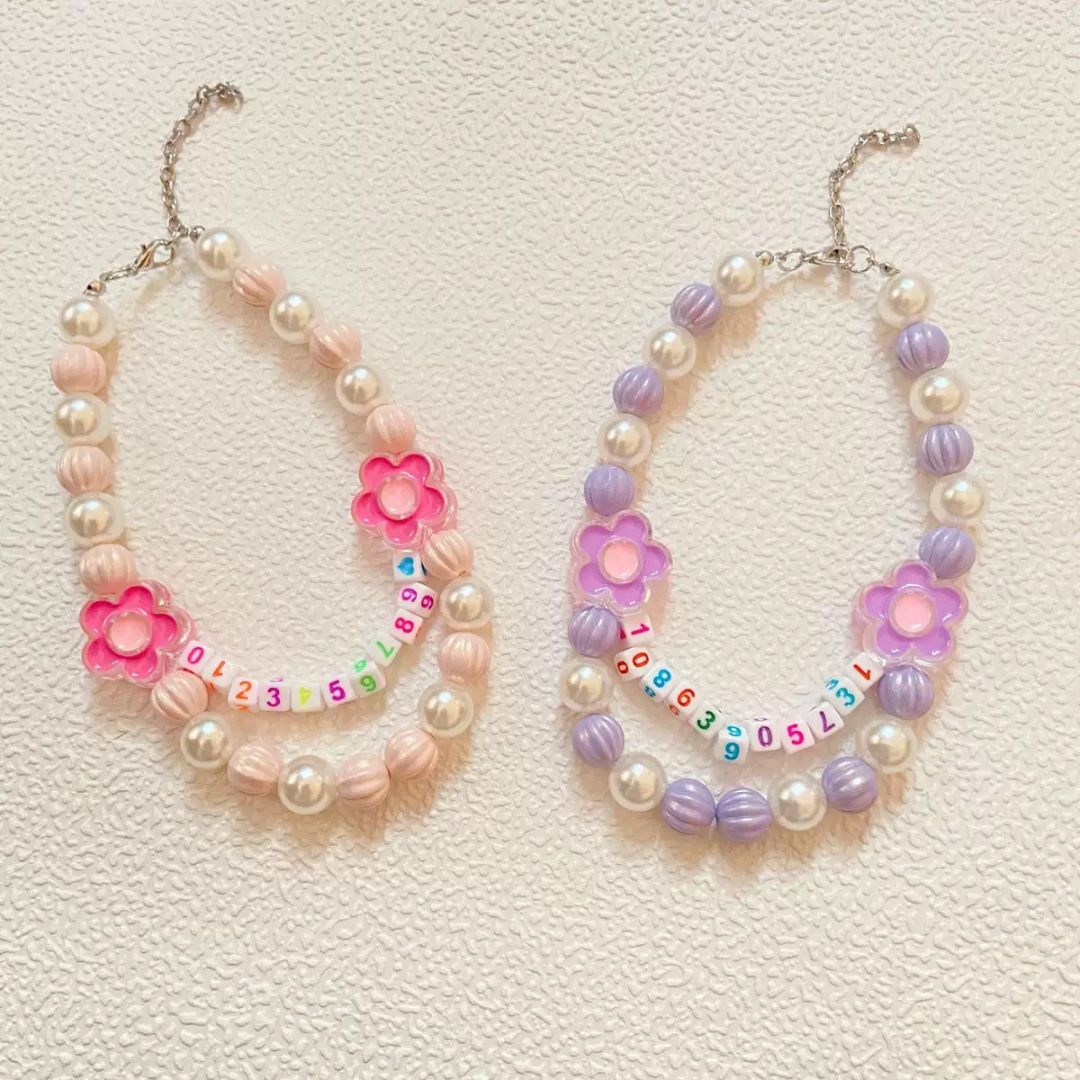 Spring Bloom ID Pet Necklace