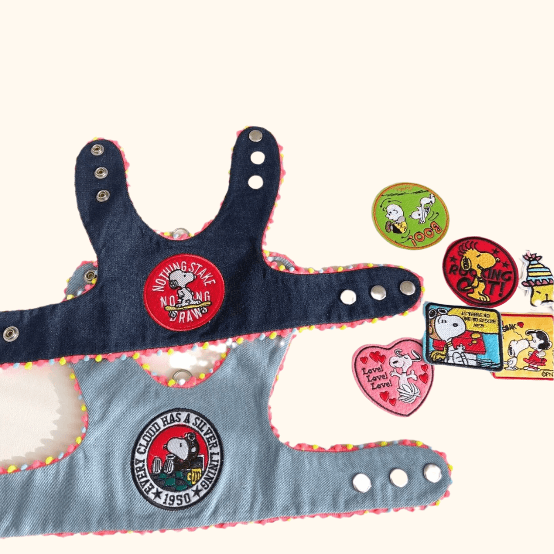 Snoopy Denim Pet Harness