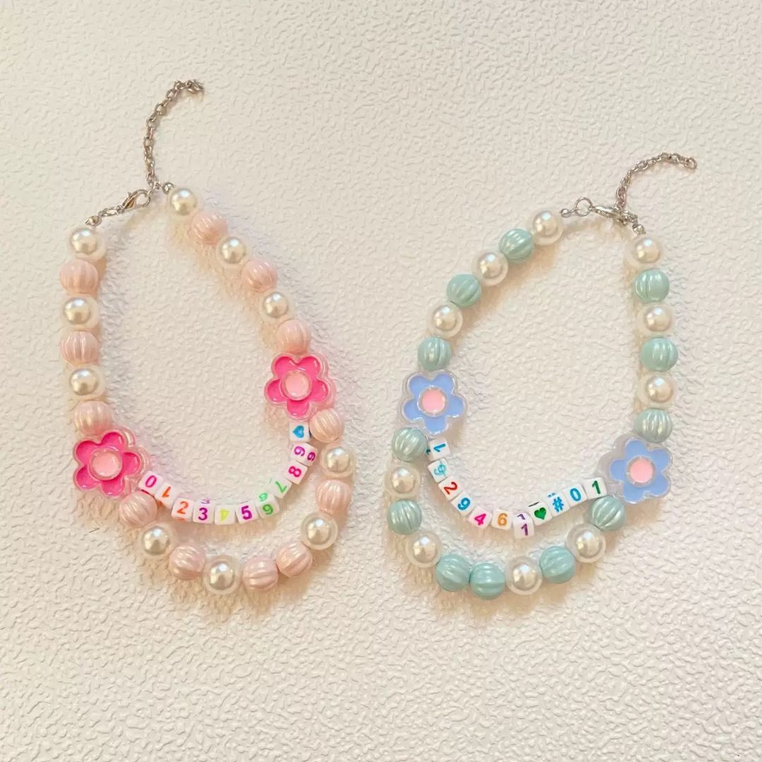 Spring Bloom ID Pet Necklace