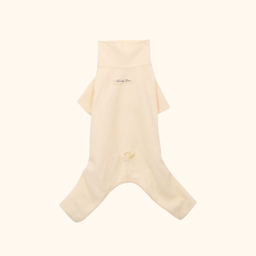 Waffle Knit Pet Jumpsuit