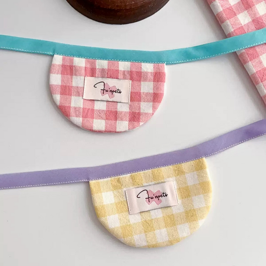 Plaid Pet Bib