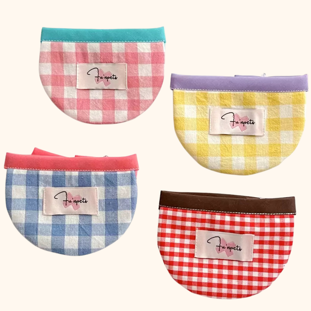 Plaid Pet Bib