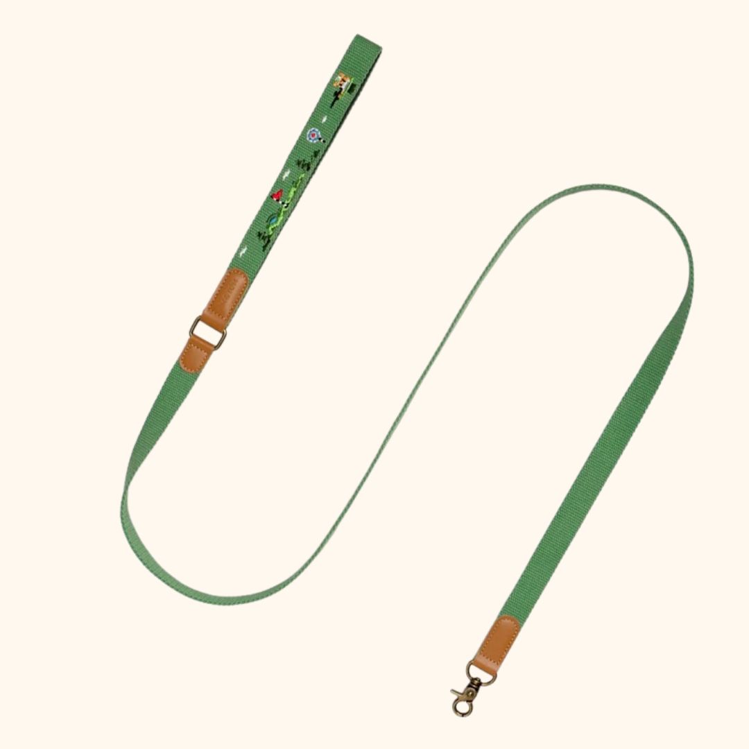 Adventure Series Embroidered Pet Collar & Leash Set