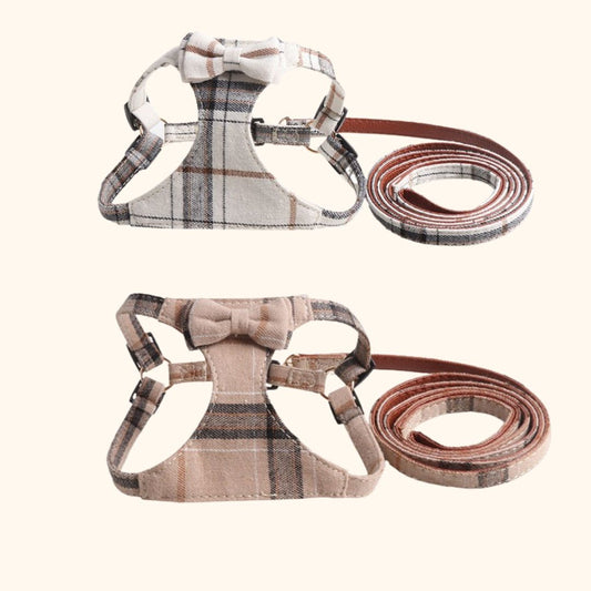 British-Style Suede Velvet Harness