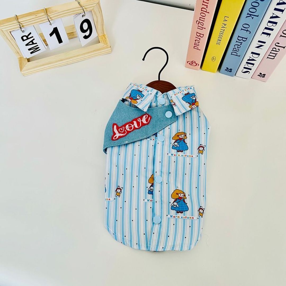 Handmade Denim Patchwork Summer Dog Jacket