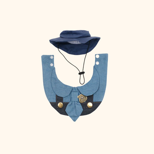 Bunny Cop-Inspired Pet Costume Set