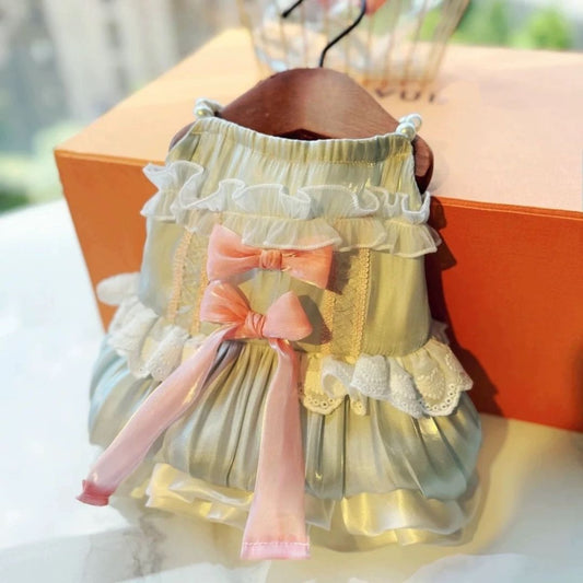 Pet Princess Lace Dress – Elegant & Sweet