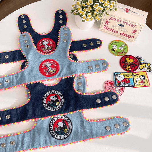 Snoopy Denim Pet Harness