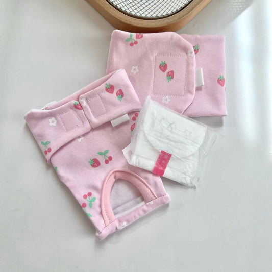 Strawberry Dog Heat Pants