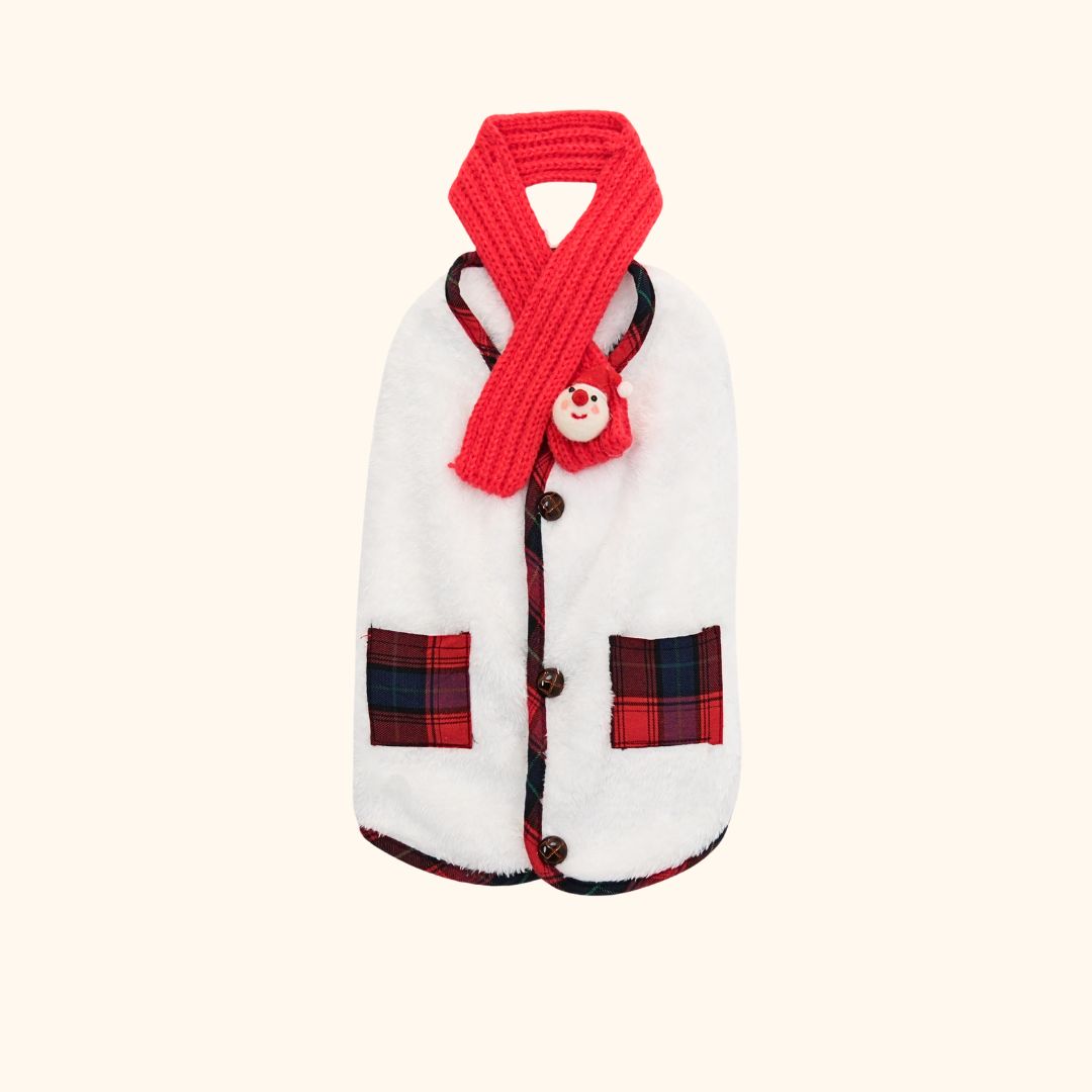 Christmas Dog Vest & Scarf Set