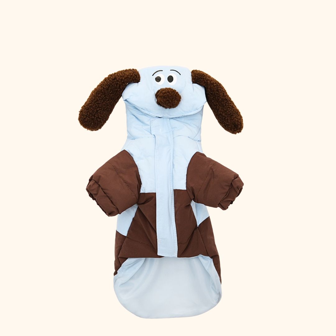 Puppy Ear Hooded Pet Winter Jacket