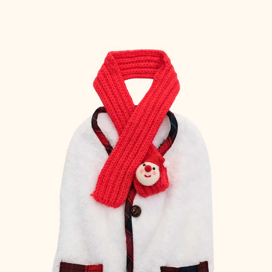Christmas Dog Vest & Scarf Set