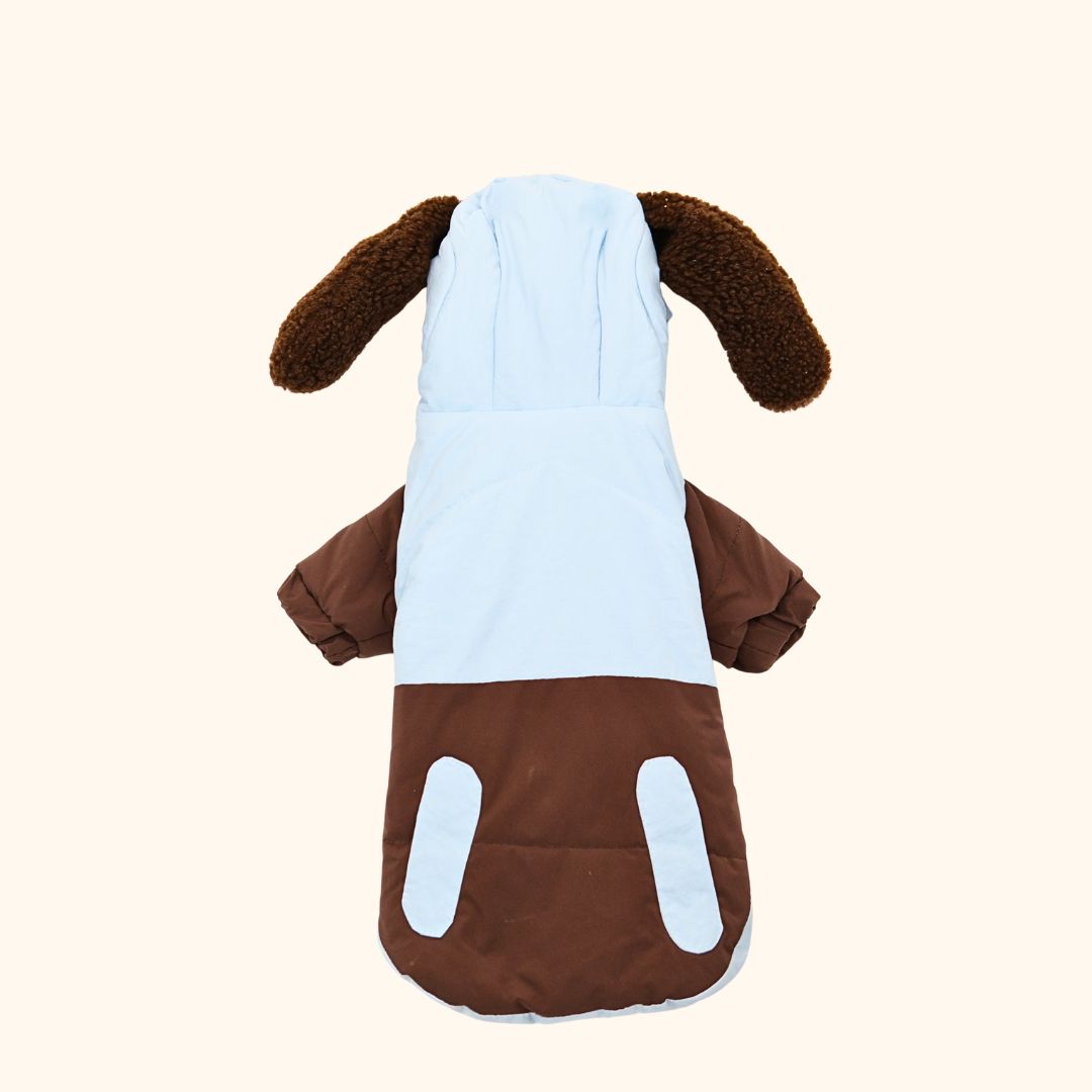 Puppy Ear Hooded Pet Winter Jacket